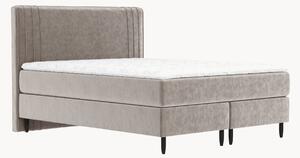 Letto boxspring in velluto fatto a mano Casone, H4