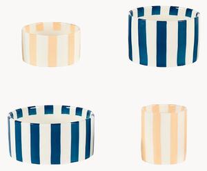 Set di 4 ciotole per antipasti in ceramica a righe Twine