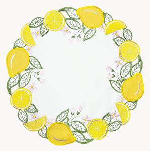 Set di 6 tovagliette rotonde Citron