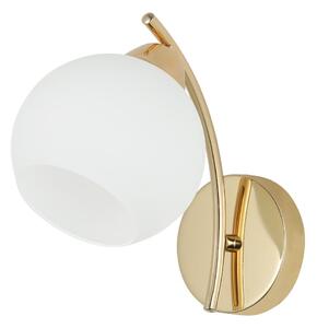 Lampada da parete bianca/dorata Amos – Candellux Lighting