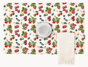 Set di 2 tovagliette americane in cotone Rosaspina