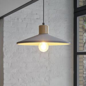 OSRAM Lampada a sospensione CONCRETE WOOD, dimmerabile, Alluminio / Grigio / Zincato, Soggiorno / Sala da pranzo, calcestruzzo / cemento, Giovanile, Lampada a sospensione