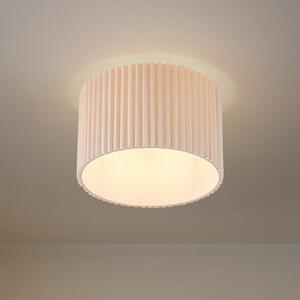 Plafoniera soffitto Libbie Lindby, dimmerabile, Crema / Ambra, Soggiorno / Sala da pranzo, Tessuto / Stoffa / Seta, Scandinavo, Plafoniera
