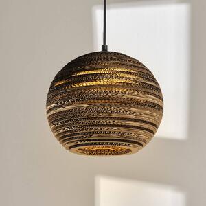 OSRAM Lampada a sospensione BALL, dimmerabile, Marrone / Ruggine, Soggiorno / Sala da pranzo, Carta / Lunolit / Lunopal, Lampada a sospensione