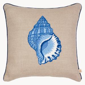Cuscino decorativo in lino Oceano