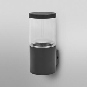 OSRAM Applique da esterno ENDURA CLASSIC EBRO, grigio scuro, IP44 dimmerabile, Alluminio / Grigio / Zincato, Acciaio Inox, Moderno
