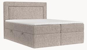 Letto boxspring fatto a mano con contenitore Imagine, H3