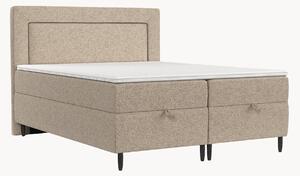 Letto boxspring fatto a mano con contenitore Nea, H3