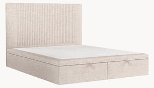 Letto imbottito fatto a mano con contenitore Mavel