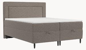 Letto boxspring fatto a mano con contenitore Nea, H3