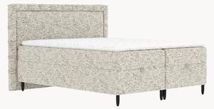 Letto boxspring fatto a mano con contenitore Voyage, H3
