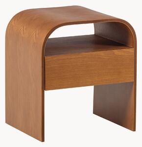 Comodino effetto legno con cassetto Momo