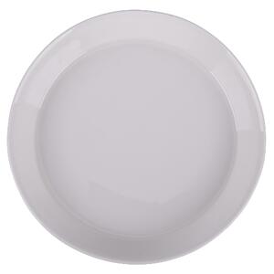 Set 6 piatti fondi Delice In new bone China Finitura lucida Con bordo rialzato Misure: � 21 x h. 3,5 cm Lavabile in lavastoviglie Utilizzabile nel microonde Colore: bianco