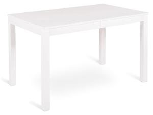 Tavolo Allungabile Kitchen & Living 80x130 210xH76 cm, Colore Top Bianco Frassinato, Materiale Top Melaminico, Gambe Faggio Massello