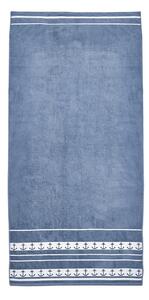 Telo mare blu in cotone 90x180 cm Anchors – Catherine Lansfield