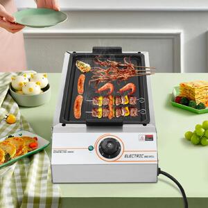 Barbecue elettrico - Temperatura regolabile da 50 a 300 °C - 2,5 kW - 220 V - Multicolore