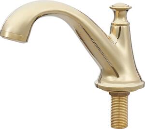 Rubinetto lavabo largo - Rubinetto a 3 fori - Due maniglie, maniglie a croce - Attacco G1/2 (1,27 cm) - Rame e acciaio inossidabile 201