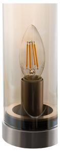 Nino Leuchten Lampada da tavolo di vetro Bottle, ambra