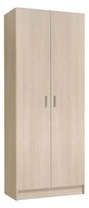 Armadio multiuso 2 ante Abadubidu, cm73x37h180 cm, Rovere