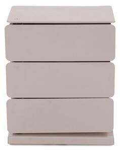 Cassettiera in metallo grigio-beige 37x54,5 cm Joey - Spinder Design