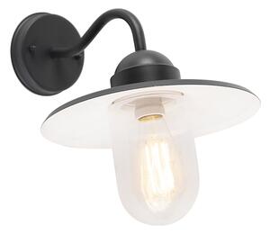 Lampada da parete rustica intelligente antracite IP44 incl. wifi E27 - Kansas