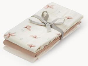 Set di 3 copertine in cotone organico Wildflower