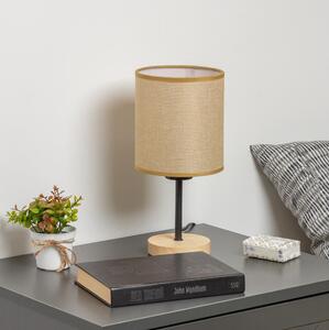 Brilagi - Lampada da tavolo NUBILA WOOD 1xE27/25W/230V quercia/marrone chiaro
