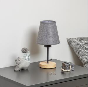 Brilagi - Lampada da tavolo NUBILA WOOD 1xE27/25W/230V quercia/grigio