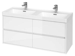 Cersanit Crea - Mobiletto da lavabo, 53x119x45 cm, 4 cassetti, bianco S931-001