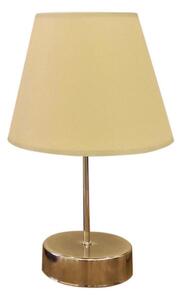 Lampada da tavolo 1xE27/60W/230V beige/oro