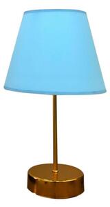 Lampada da tavolo 1xE27/60W/230V blu/rame