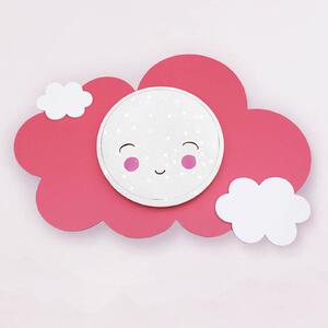 Elobra Applique LED nuvola Starlight Smile, rosa