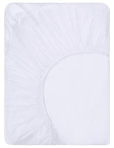 Lenzuola con Angoli Impermeabili 2 pz Cotone 140x200 cm Bianco