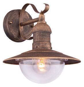 Globo Applique da esterni Linda stile vintage ruggine