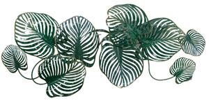 Decorazione da Parete in in metallo felce verde cm 140x62x11
