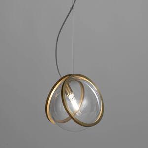 Terzani Pug lampada sospensione 1 luce trasparente