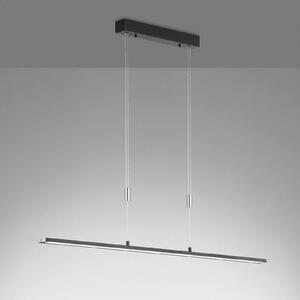 FISCHER & HONSEL Lampada a sospensione Metz TW LED, CCT, lunghezza 120 cm, nero