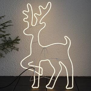 STAR TRADING Figura decorativa LED NeoLED a forma di renna