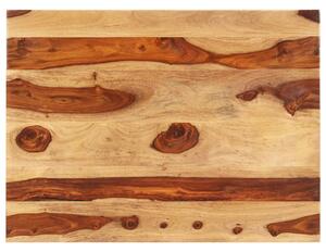 Piano del Tavolo in Legno Massello di Acacia 118x(50-60)x2,5 cm