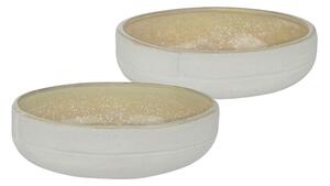 Ciotole bianco-beige in set di 2 pezzi in pietra ø 13,5 cm Sand Grain - Mette Ditmer Denmark