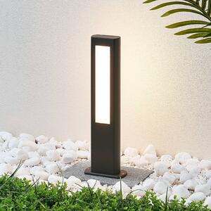 Lucande Lampioncino a LED Mhairi grigio scuro, 50 cm