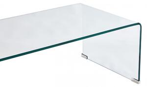 Tavolino MAYFAIR in vetro temperato 120x40x45 cm