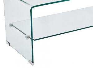Tavolino MAYFAIR in vetro temperato 110x40x39 cm