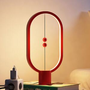 SEGULA Heng Balance lampada LED da tavolo, rosso