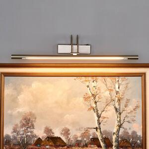 Searchlight Piktura - Lampada per quadri a LED con interruttore, argento