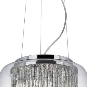Searchlight Lampada sospensione vetro Curva design glamour