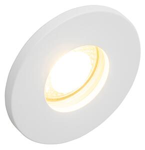 Set di 6 faretti da incasso moderni bianchi per bagno - Shed