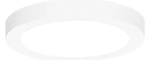 Faretto da superficie o da incasso bianco 18 cm incl. LED Dimmerabile a 3 livelli da caldo a freddo con interruttore DIP - Trans