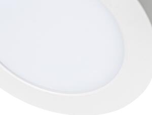Faretto da incasso o da superficie bianco 14 cm con LED 3 gradini dimmerabile per riscaldare - TRANS