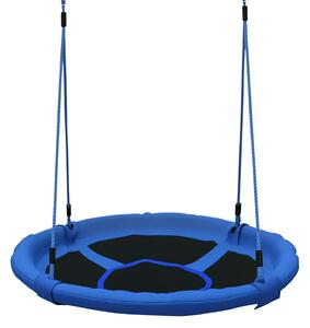 Homcom Altalena Rotonda per Bambini, Altalena da Giardino a Nido, Regalo bambino Interno ed Esterno 100x180cm|Aosom
